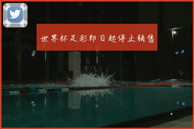 世界杯足彩即日起停止销售