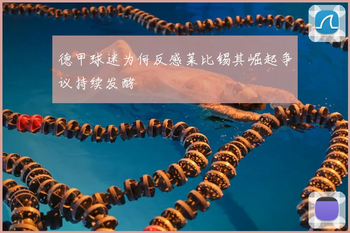 德甲球迷为何反感莱比锡其崛起争议持续发酵